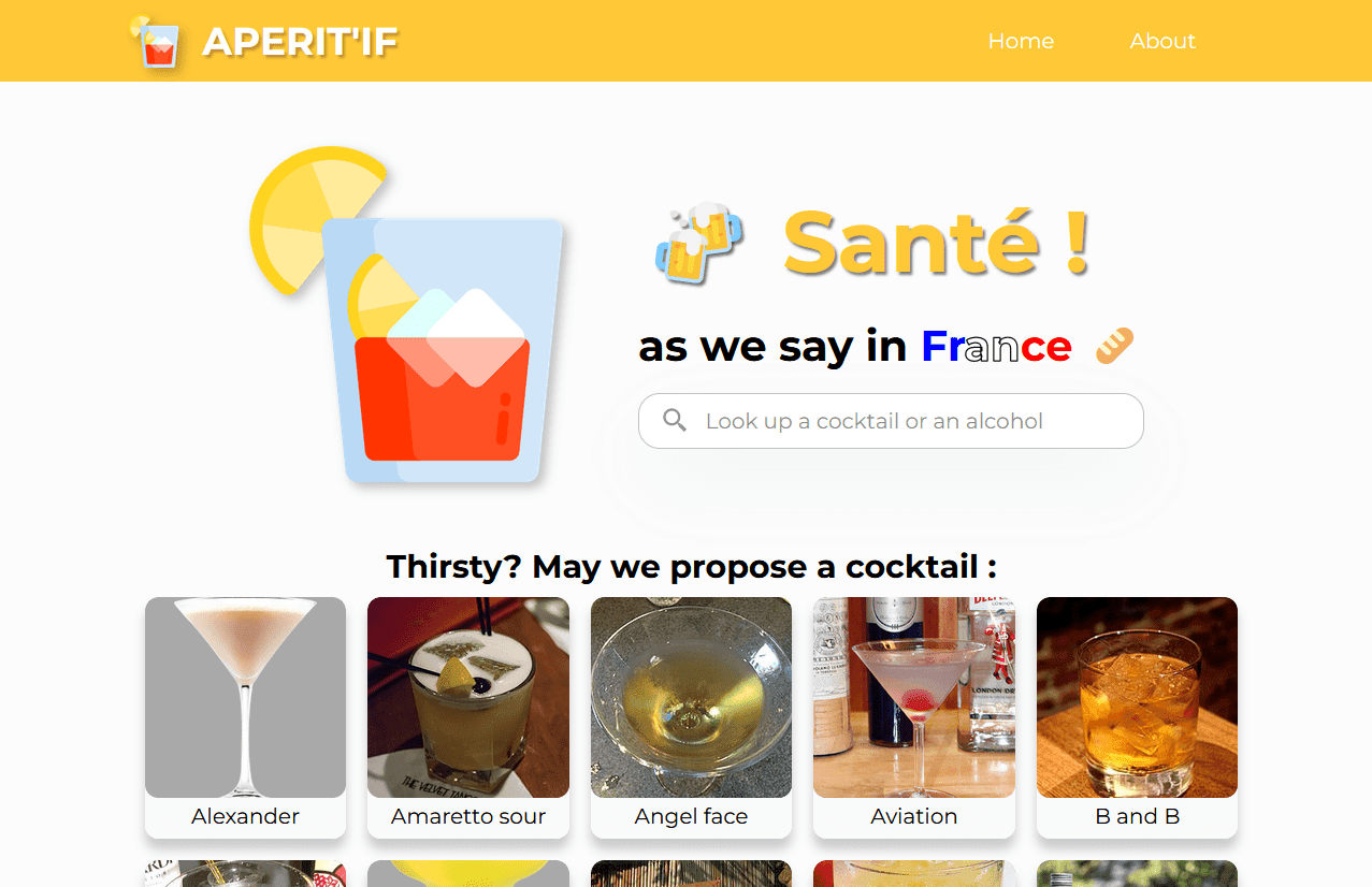 Aperit'IF Homepage