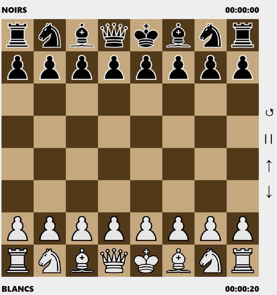 Chess board game developed in Java